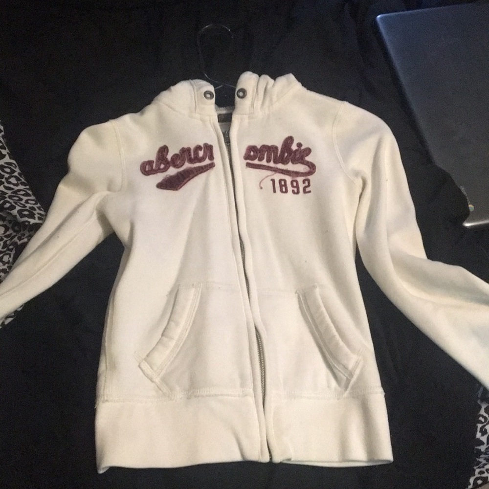 Abercrombie zip up hoodie.